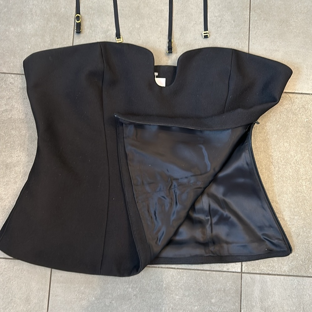 Nanushka Amy Top in Black - Picture 6 of 13